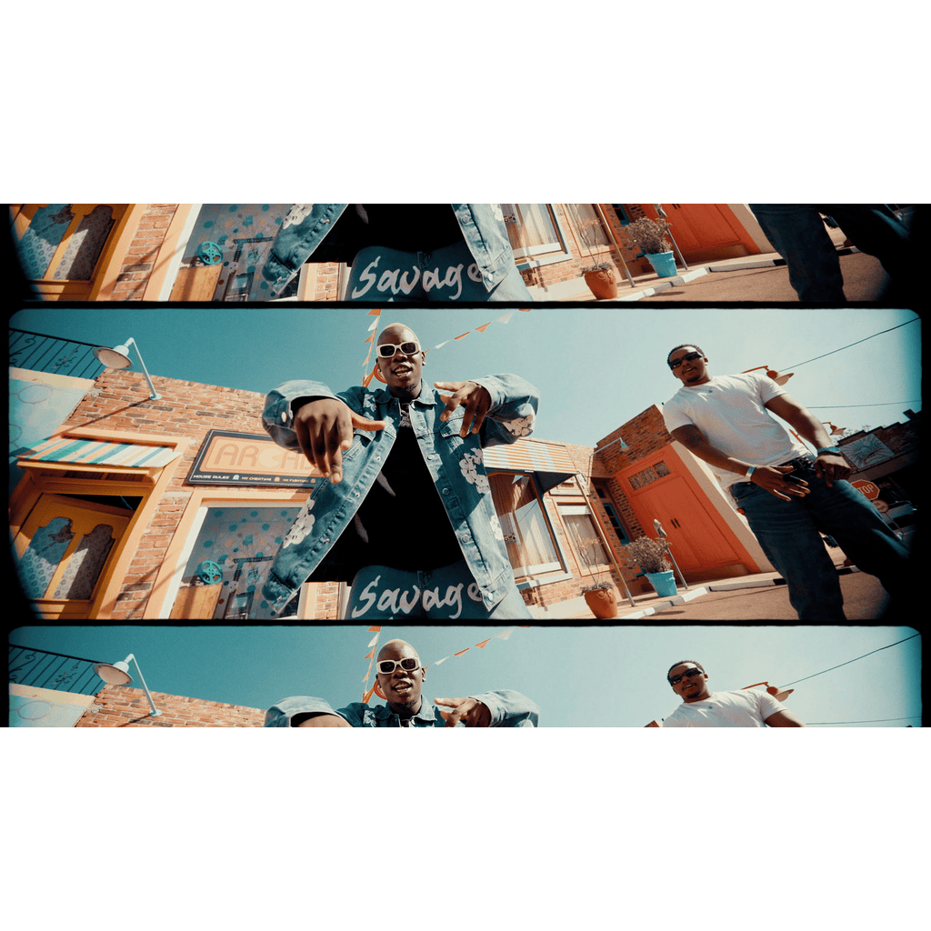 Split Screen Mattes Vol.1 four-panel split screen template example