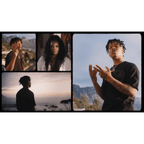 Split Screen Mattes Vol.1 split screen template example with poolside footage