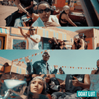 GOAT LUT multi-frame colour grade montage from a music video shoot
