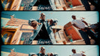 Vertical split screen matte overlay for social media and portrait video formats