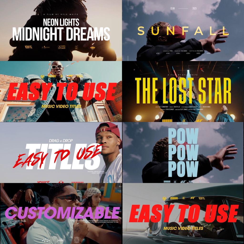 Cinematic title overlay example from Epic Titles for professional video editing