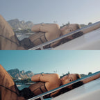 Creator Bundle Candy LUT and split screen matte combined for stylized video editing