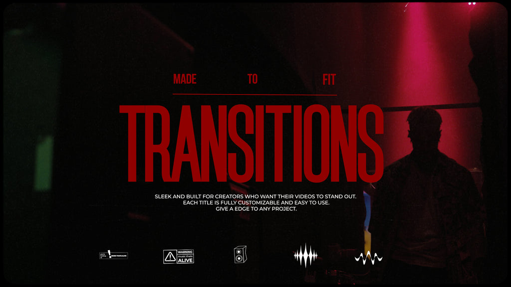 Bold cinematic title design from Epic Titles for music video and commercial editing
