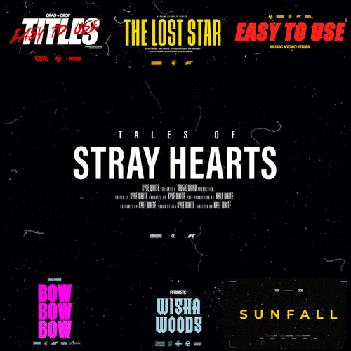 Epic Titles animated title template preview showing motion in action