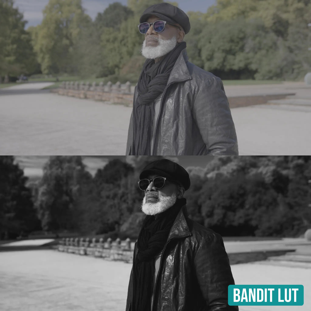 Bandit LUT before and after colour grade example 3
