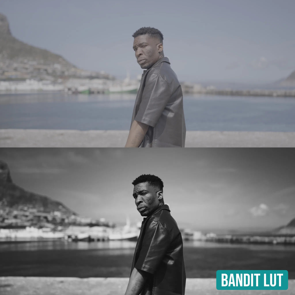 Bandit LUT before and after colour grade example 5