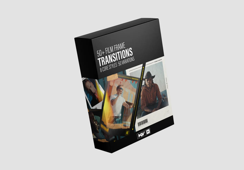 Film Frame Transitions pack with 50+ drag-and-drop transitions for Adobe Premiere Pro by KW PAX