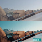 GOAT LUT before and after colour grade example 3