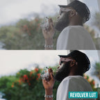 Revolver LUT before and after colour grade example 3